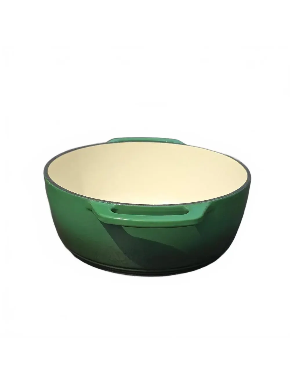2.5 QT Enameled Cast Iron Dutch Oven with Lid Nonstick Cookware for Baking Green